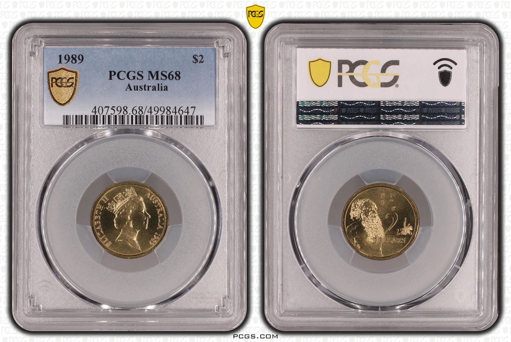 , Two Dollar, 1989, PCGS MS68