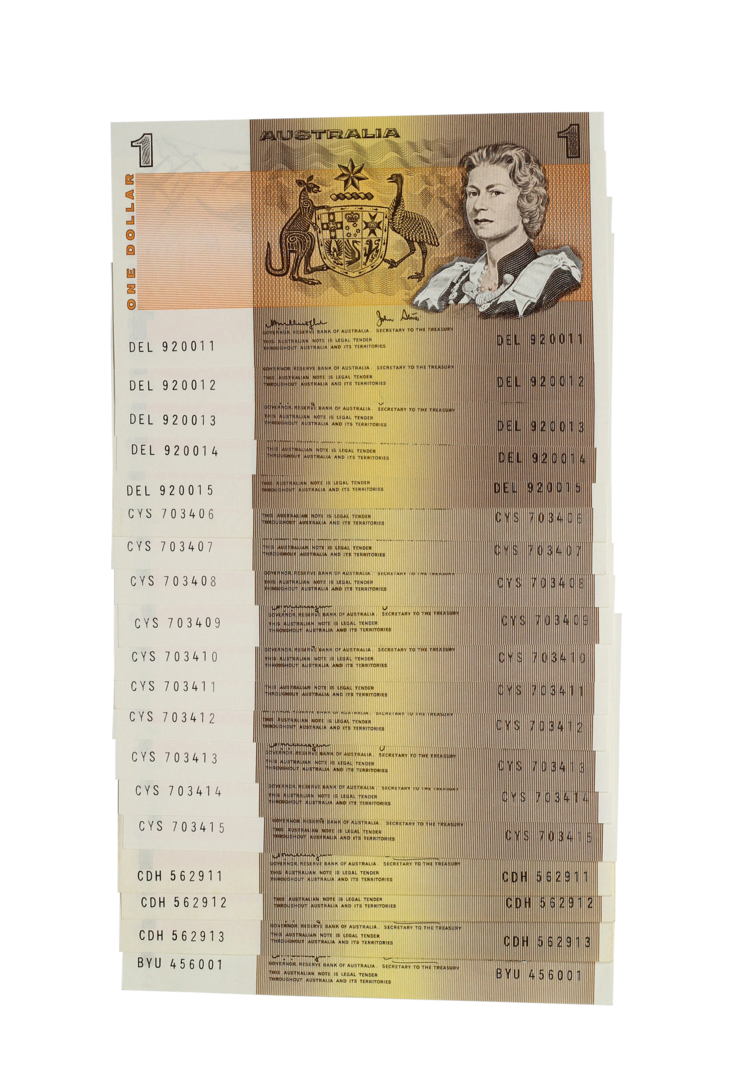 1968. · Accumulation, One Dollar, 1977, EF - UNC