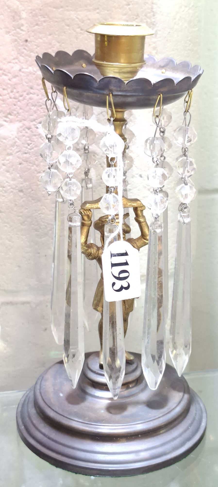 1193 · ANTIQUE FIGURAL LUSTRE