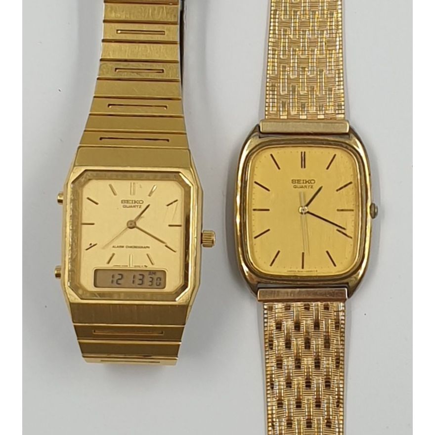 Seiko Gold Plated Men's Dress Watches