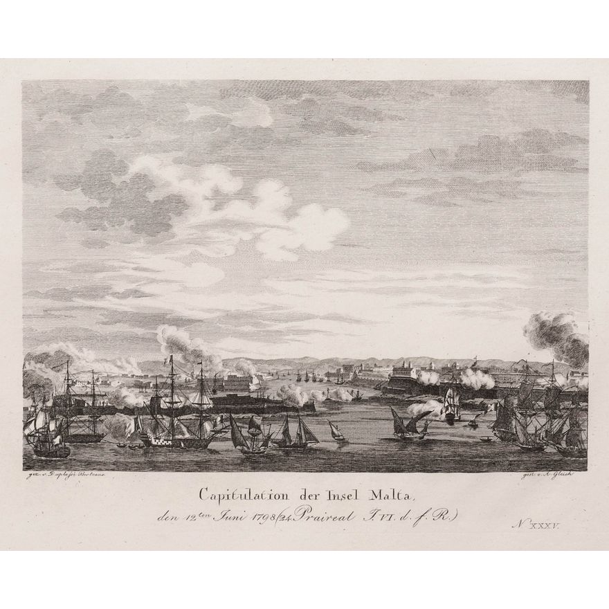A. Gleich | Capitulation der Insel Malta, den 12ten Juni 1798…
