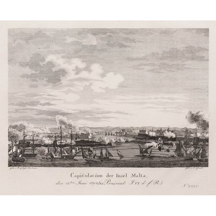 A. Gleich | Capitulation der Insel Malta, den 12ten Juni 1798…