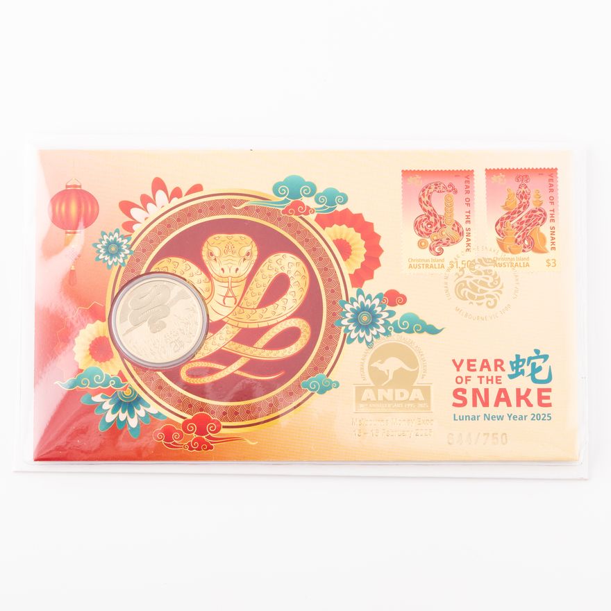 Charles III, Lunar New Year - Snake, One Dollar, 2025,  UNC