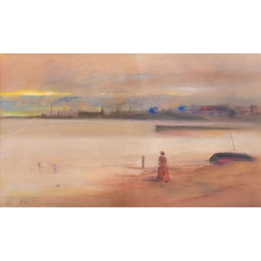 Girolamo Nerli 'Untitled (Australian Seascape)'