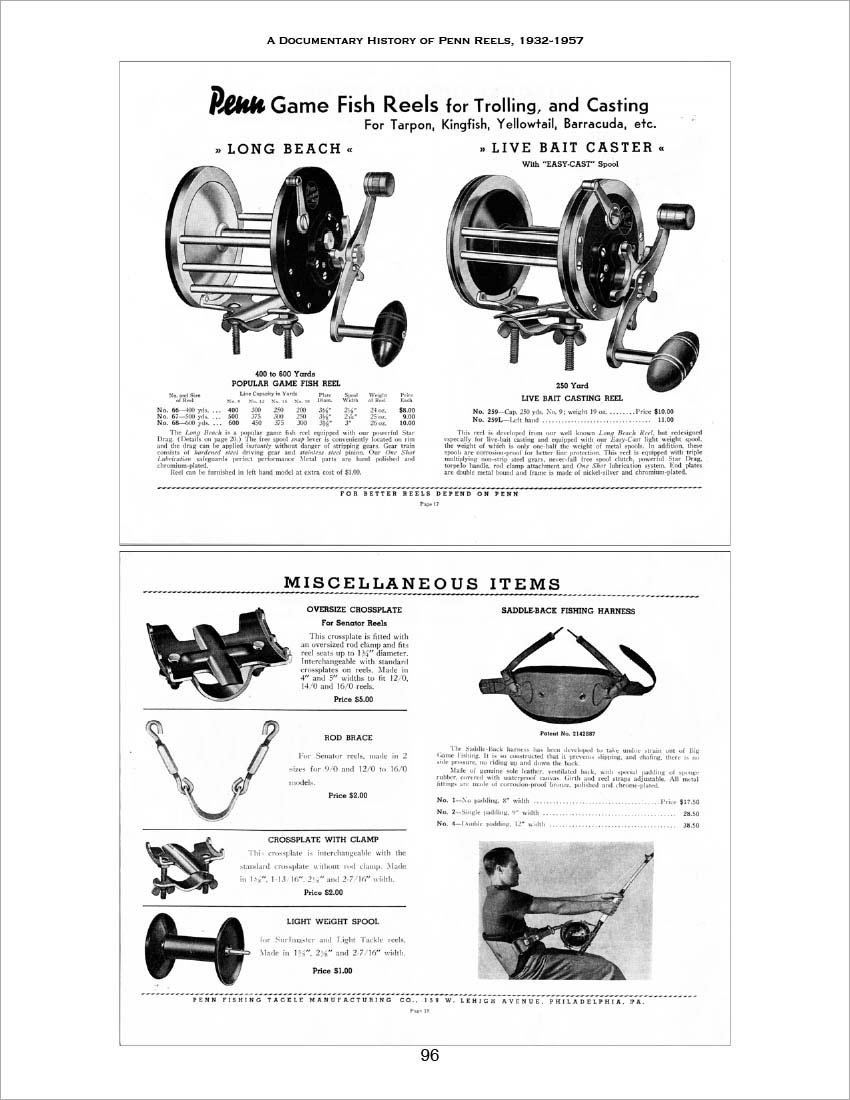 The Penn Reel Collector’s Companion and Price Guide 1932-1957 