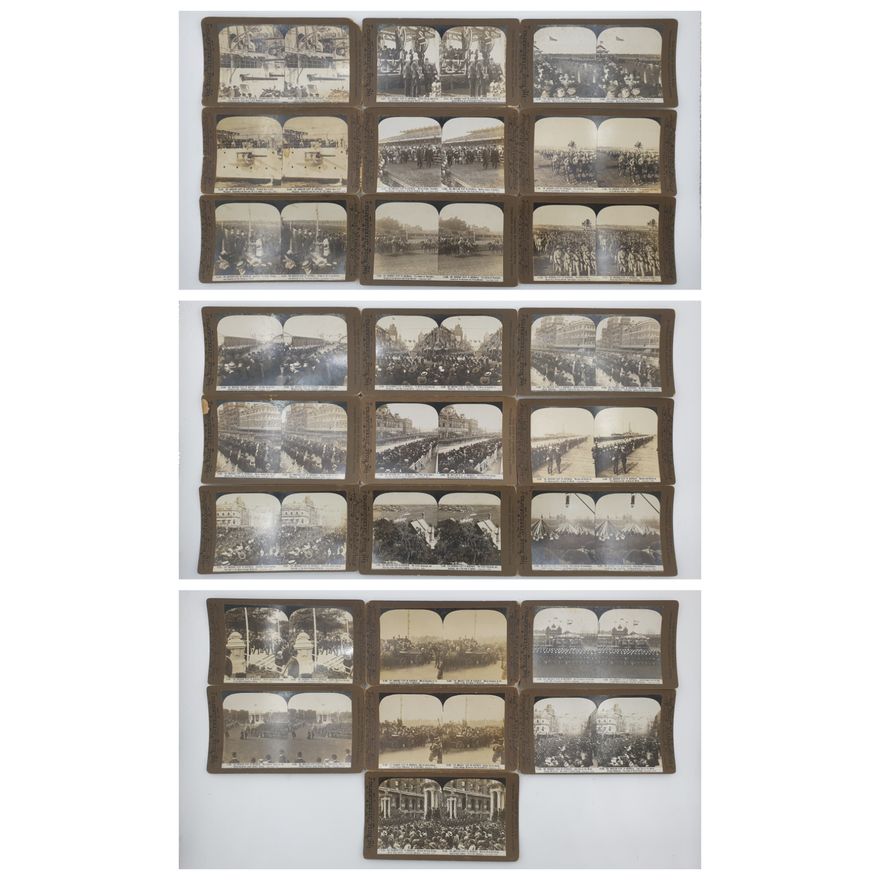 Stereograph Cards - US Fleet (x25)
