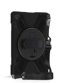 TUFF LUV Armour Jack Rugged Case with Armstrap and Handstrap for Lenovo Tab M9 (TB 310FU) Black |