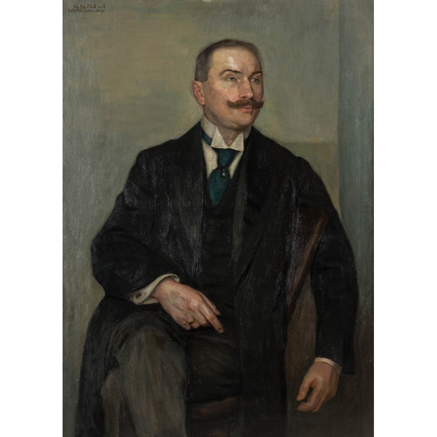 Henryk Berlewi | Portret gdańskiego kupca Artura Kleina, 1917 r.