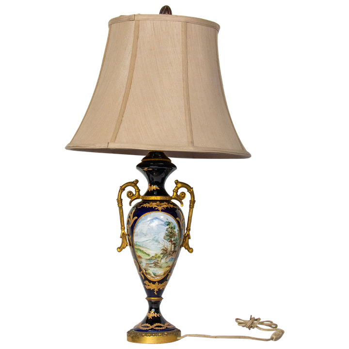 Lampara de mesa estilo Sevres