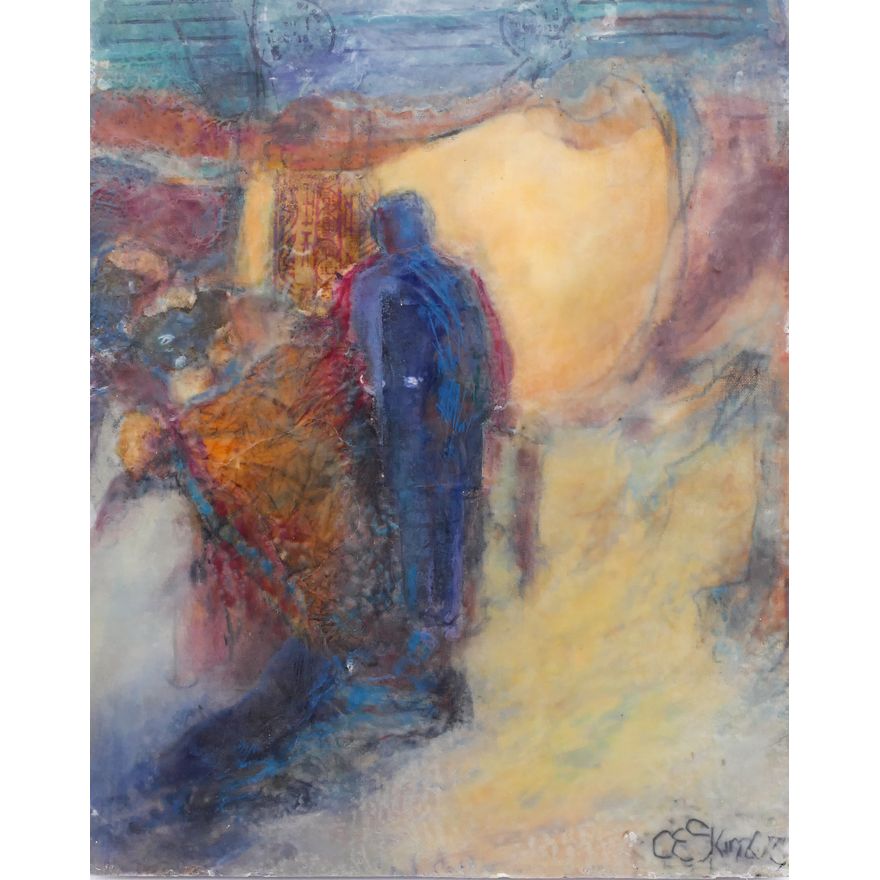 Catherine Eaton Skinner ''Journey II'' 2000 Encaustic