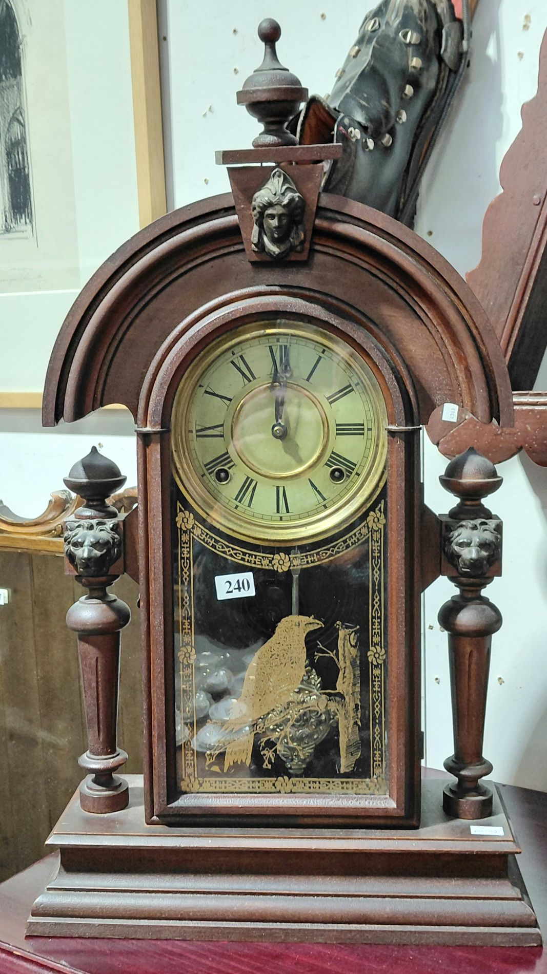 An Arched Mantle Clock