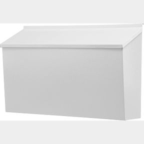 KYODOLED GALVANIZED STEEL MAILBOXES, WALL-MOUNT MAILBOX,LARGE WHITE