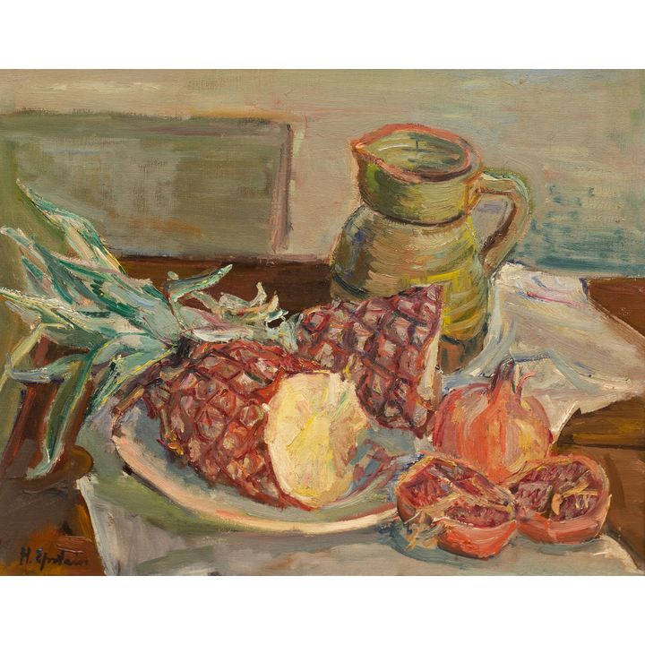 Henryk Epstein | Martwa natura z ananasem
