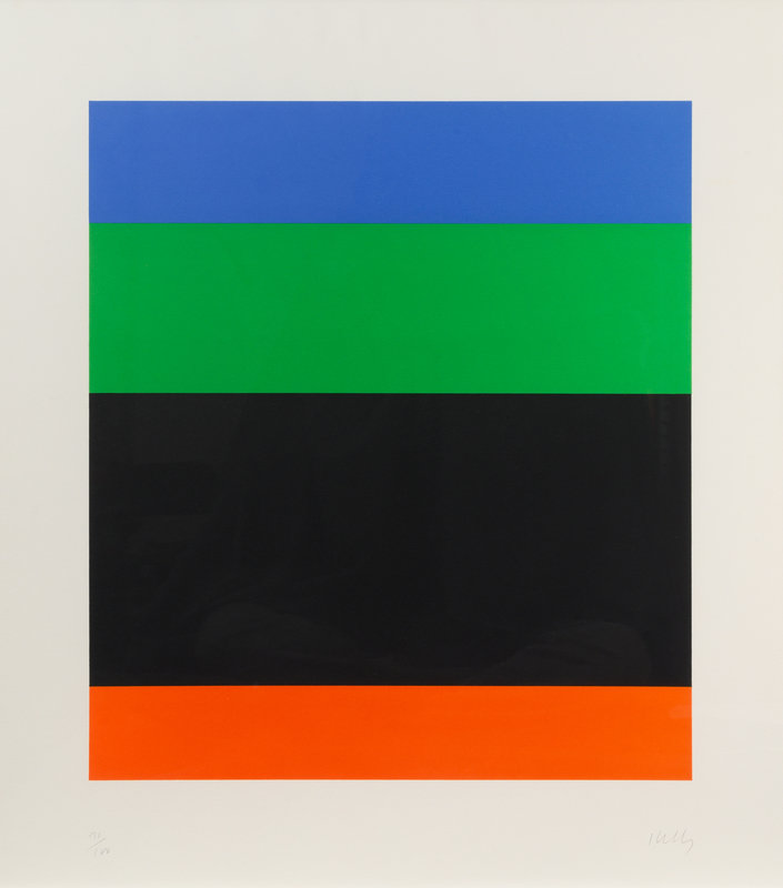 Ellsworth Kelly
(American, 1923-2015)
Blue Green over Black Red, 1971
