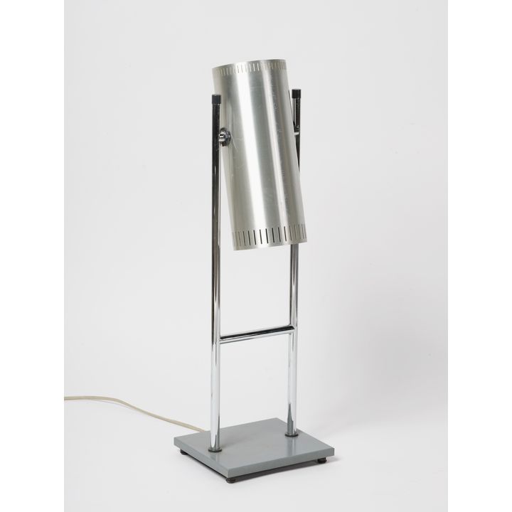 Jo Hammeborg for Fog and Morup, Denmark - A vintage 1960s anodized aluminium ‘Trombone’ desk lamp