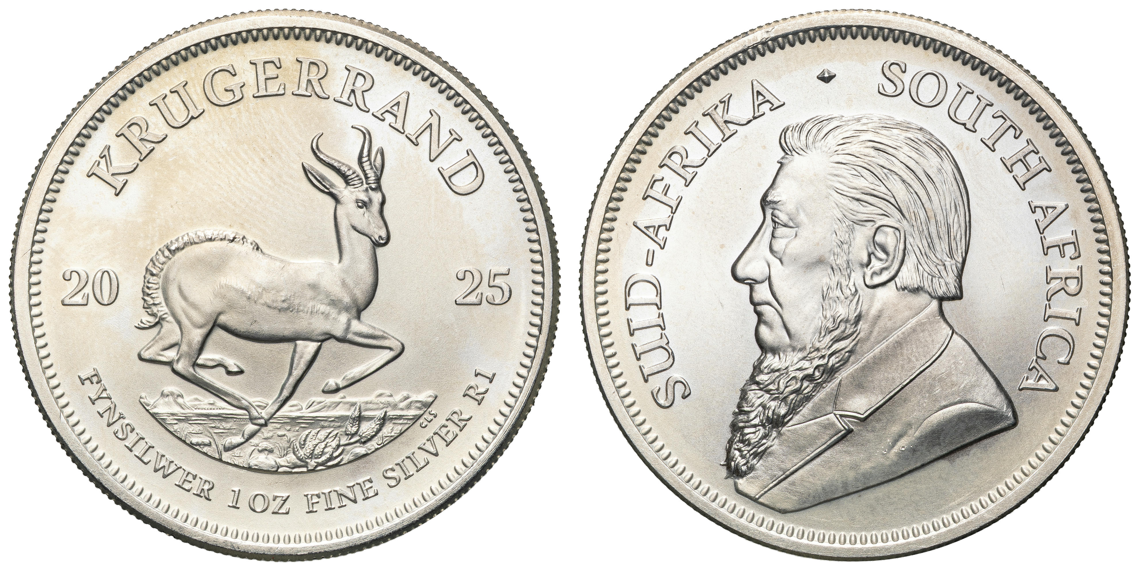 South Africa, Paul Kruger, Krugerrand, 2025, UNC