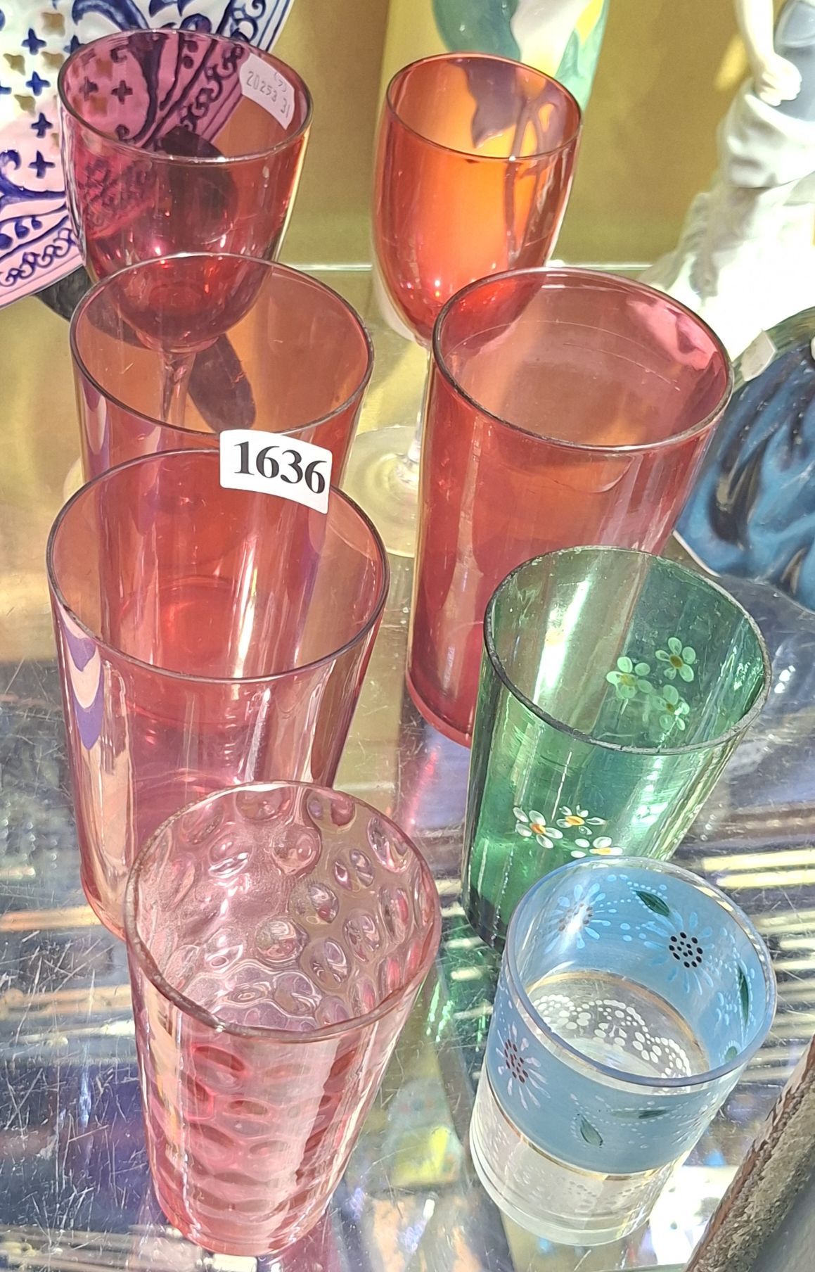 Cranberry And Edwardian Glassware