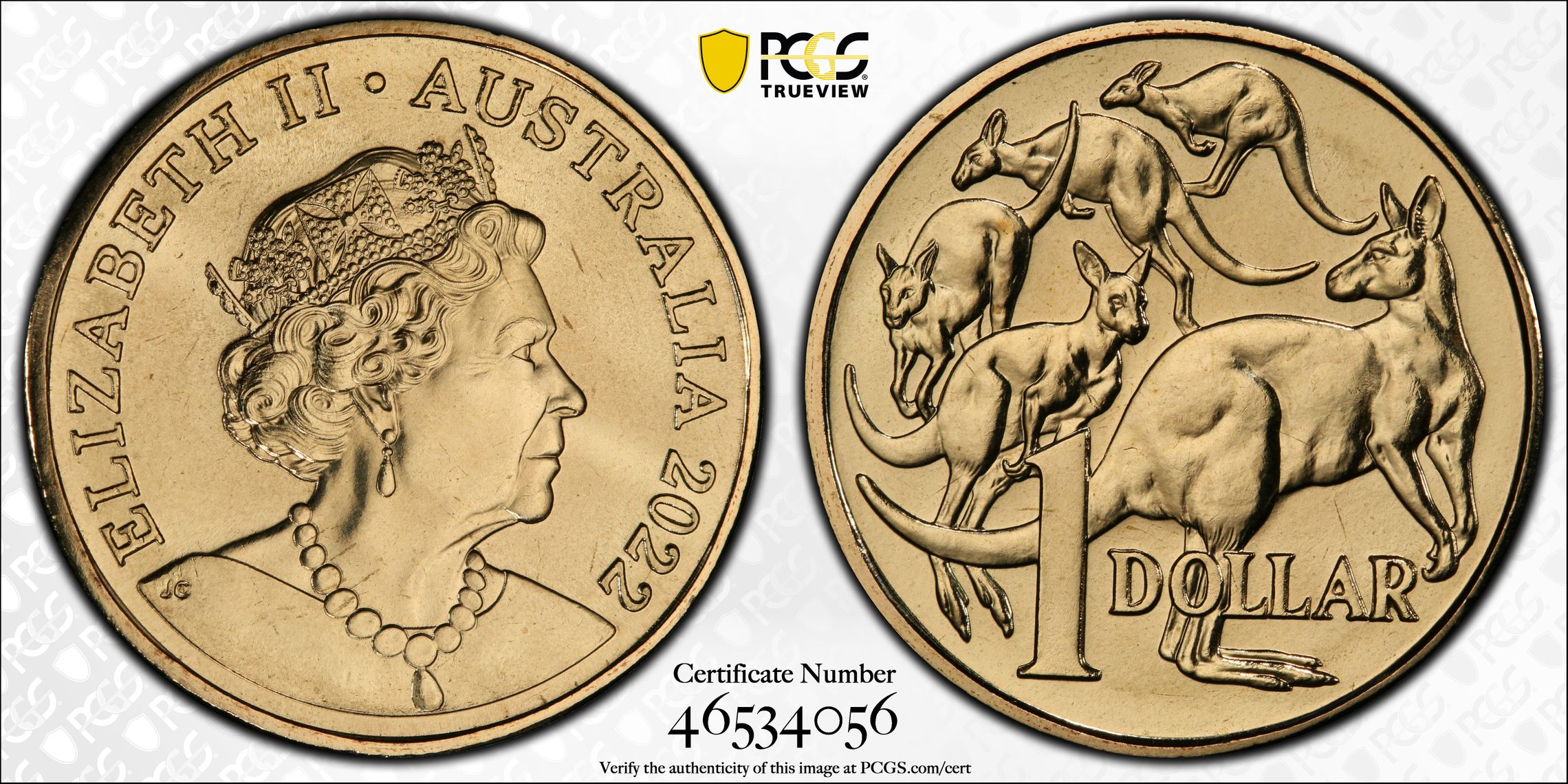 , One Dollar, 2022, PCGS MS68