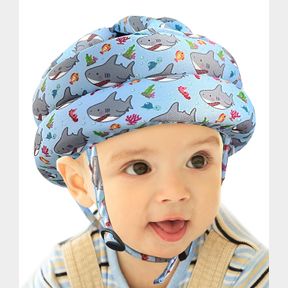 ONE SIZE BABY HELMET FOR CRAWLING & WALKING - HEAD PROTECTOR FOR INFANTS, SOFT CUSHION SAFETY HEADGUARD, TODDLER INFLATABLE HELMET