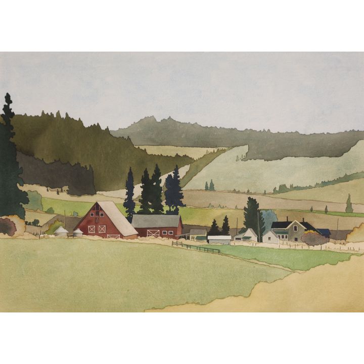 Harold Balazs ''Needs New Paint'' (Landscape) 1976