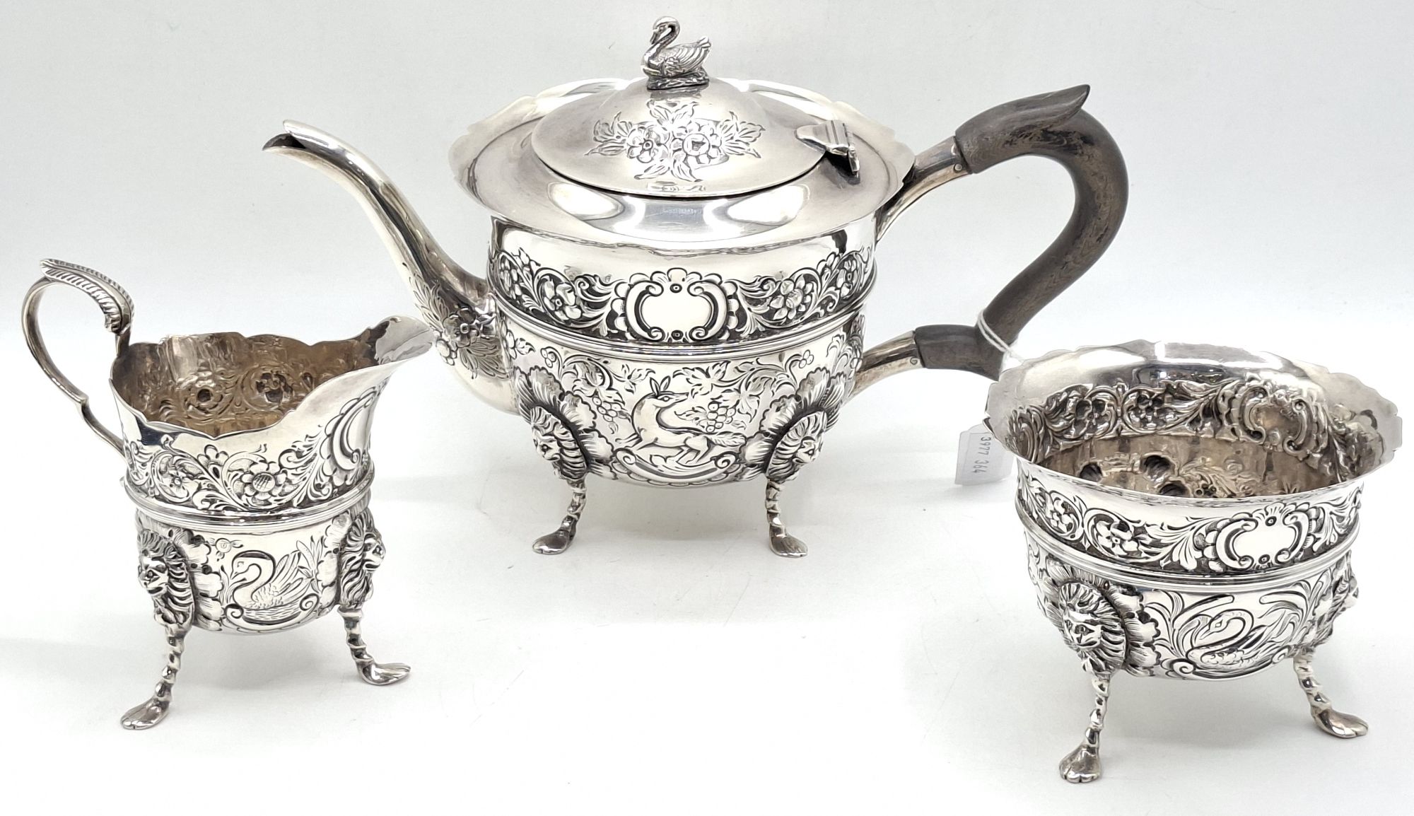 138 · RARE IRISH SILVER TEA SERVICE