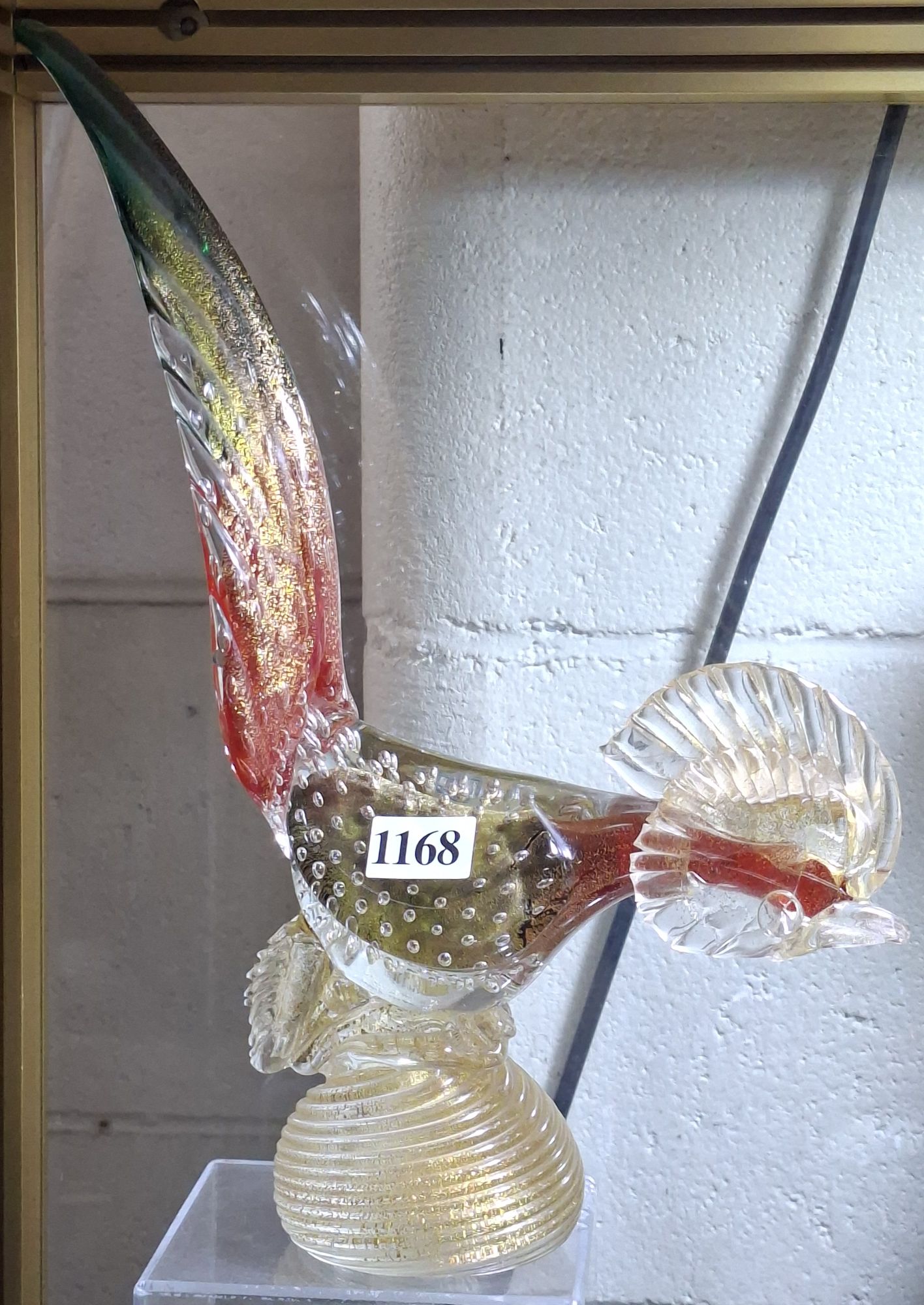 1168 · MURANO GLASS BIRD