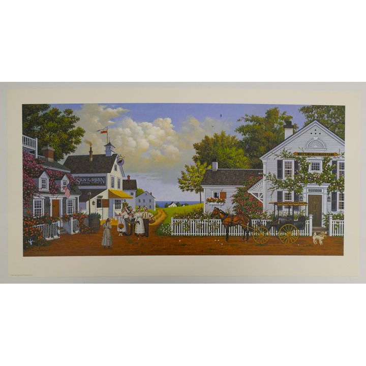 Charles Wysocki ''Fun Lovin Silly Folks'' S/N Lithograph.