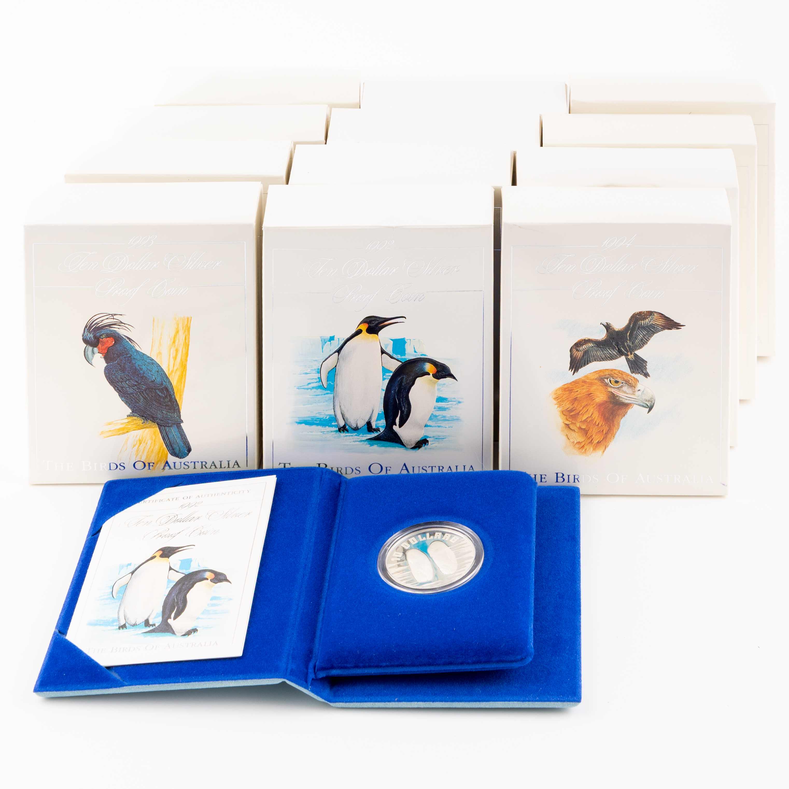 Elizabeth II, Birds of Australia Series, Ten Dollars, 1992 - 1994, FDC