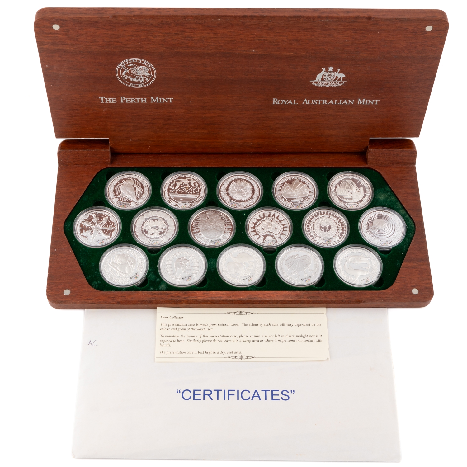 365 · Elizabeth II, Sydney 2000 Olympic Coin Collection, Five Dollars, 2000,  FDC
