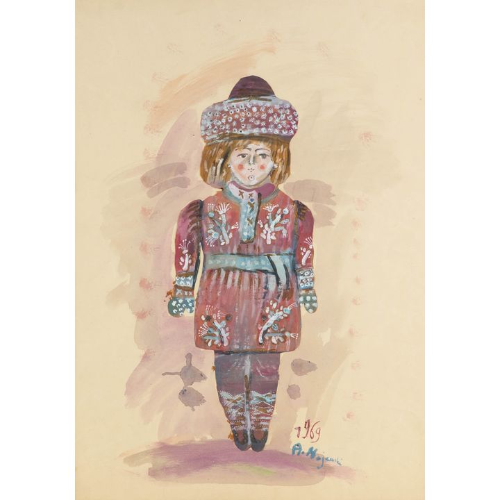 Andrzej Kreütz-Majewski | Projekt męskiego kostiumu do baletu Petrushka Igora Stravinskyego, 1969 r.