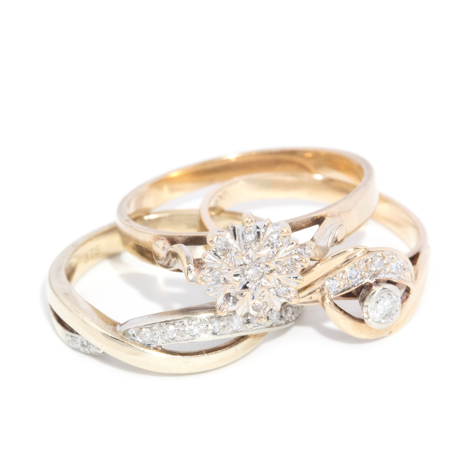 9ct Diamond Rings