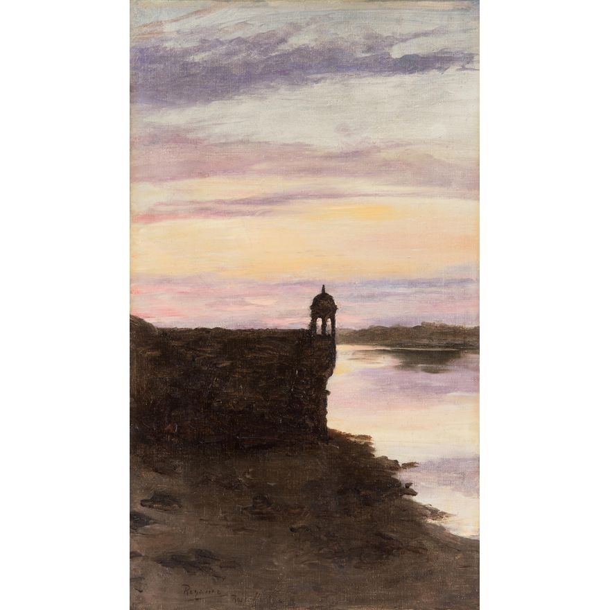Mieczysław Reyzner | Zmierzch nad Roscoff, 1892 r.