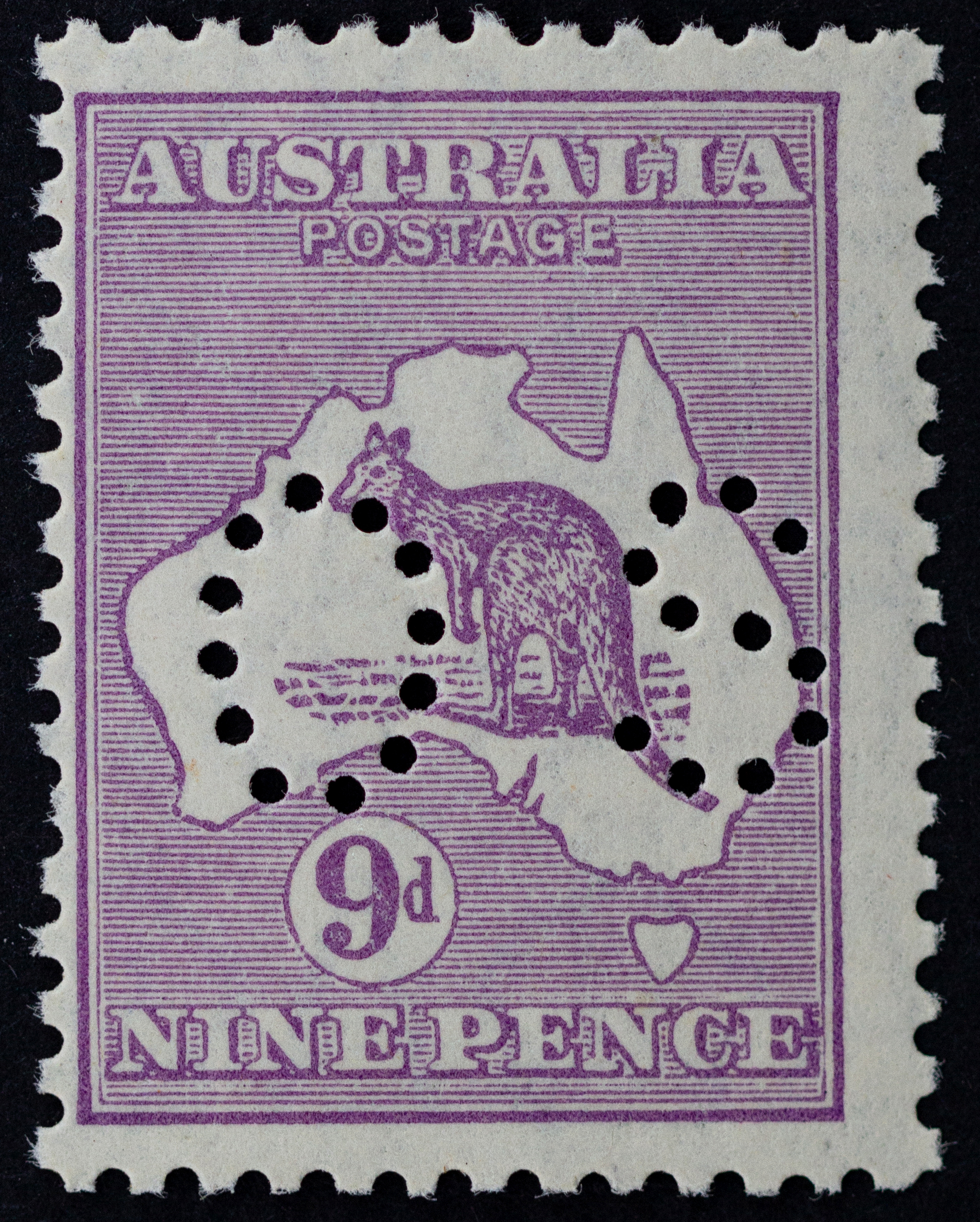 Small Multiple Watermark, Nine Pence, 1929, Fine