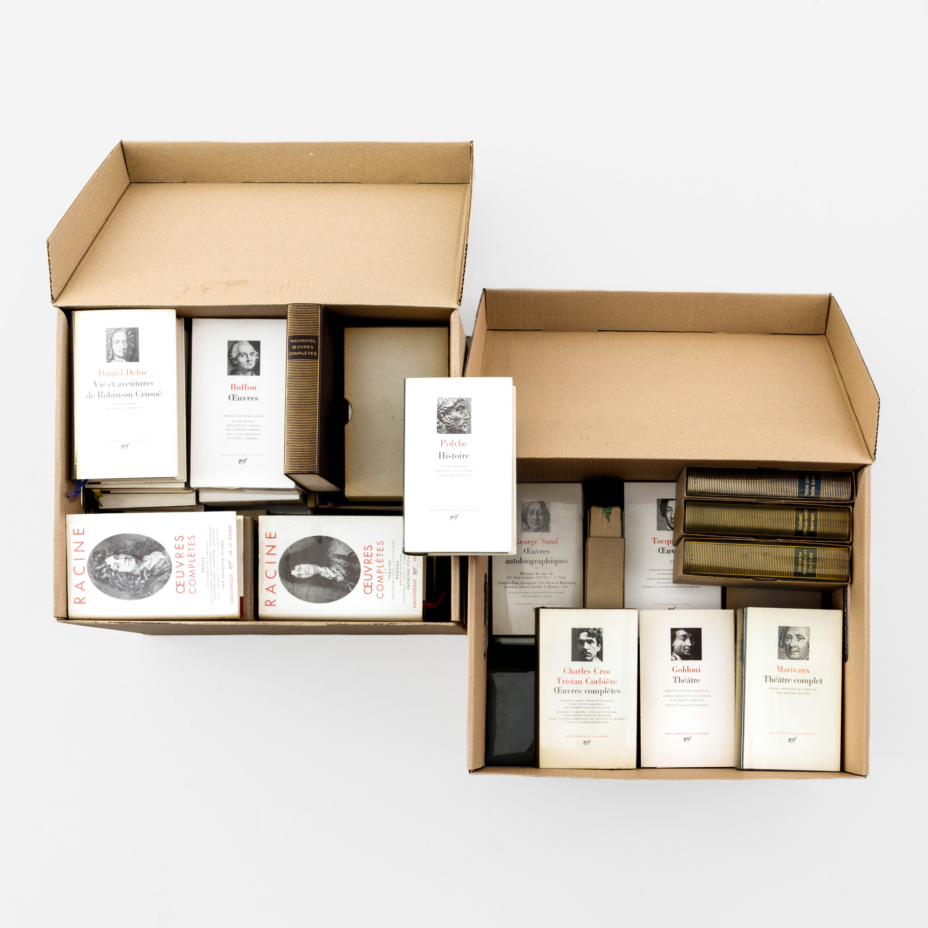Pléiade. Twee dozen – kavel bij Bernaerts, Antwerp