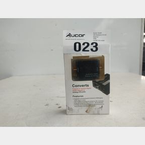 DIGITAL TO ANALOG AUDIO CONVERTER TOSLINK COAXIAL IN RCA OUT -