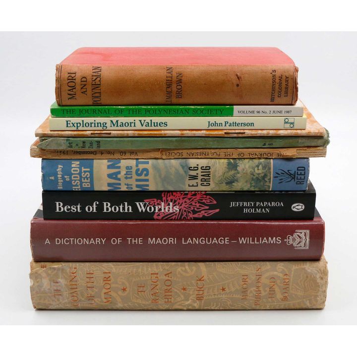 MAORI TITLES. [9 items]