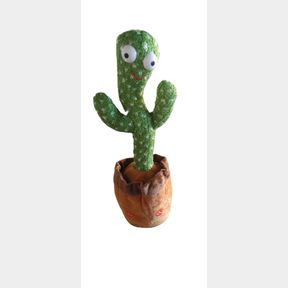 2 in 1 Rechargeable Dancing Singing Cactus Plush Toy (not tested)