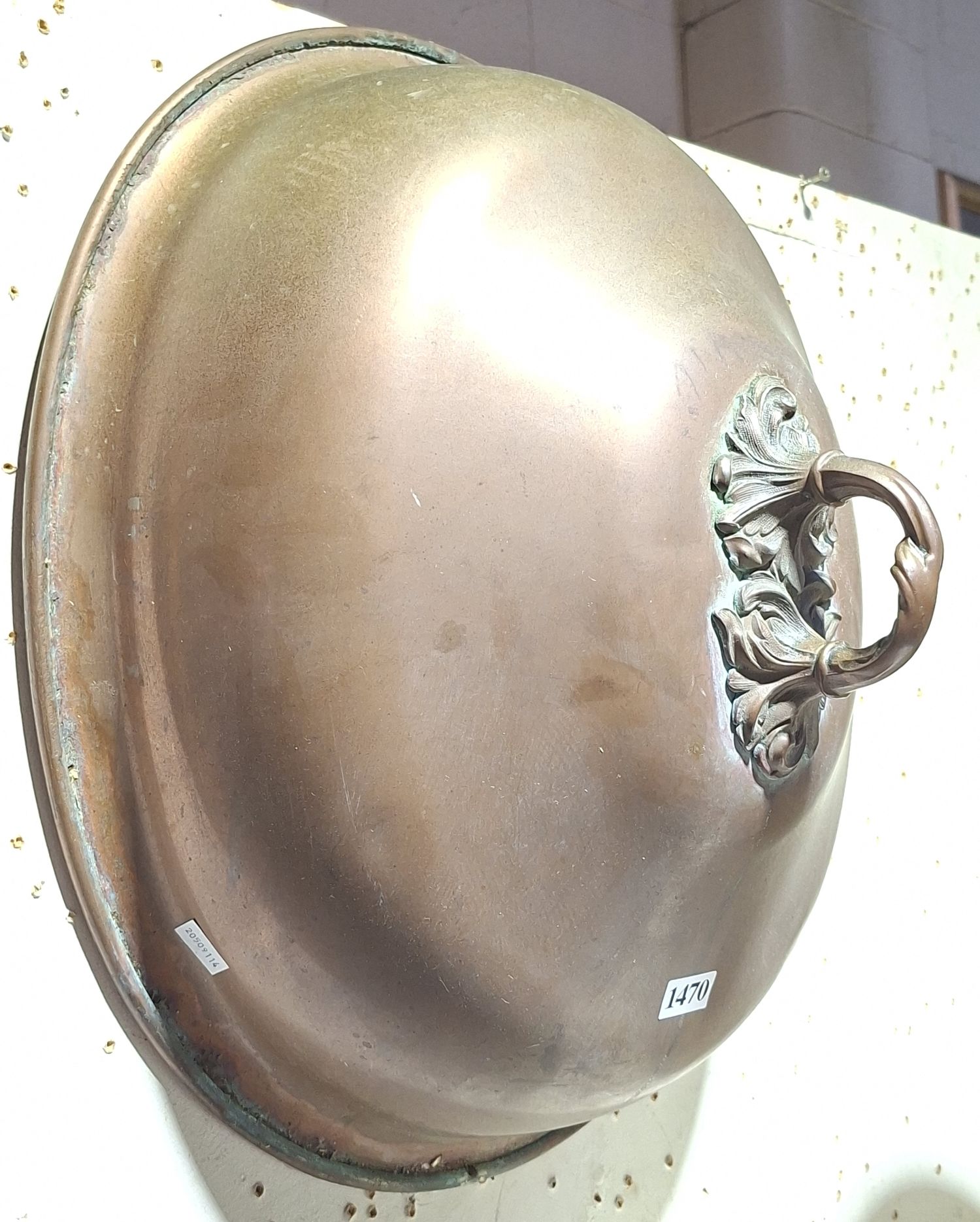 Large Brass Food Dome