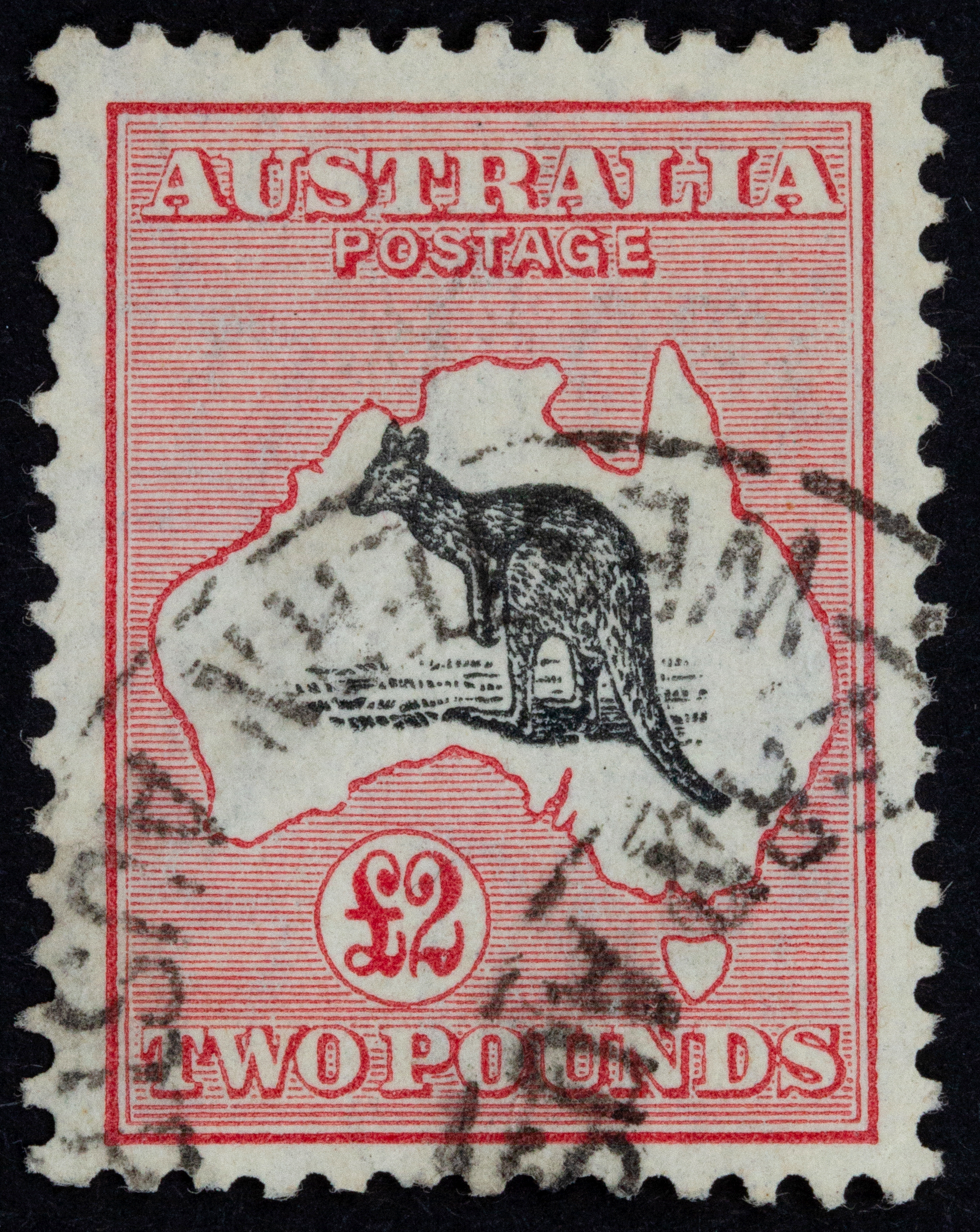 427 · C of A Watermark, Two Pounds, 1934, Fine