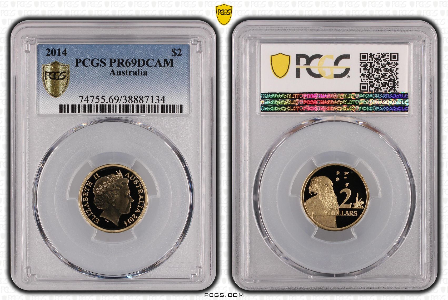 Two Dollar, 2014, PCGS PR69DCAM