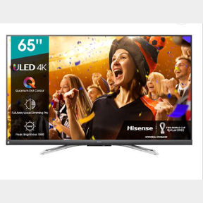 HISENSE 65 PREMIUM ULED WITH QUANTOM DOT - CRACKED SCREEN
