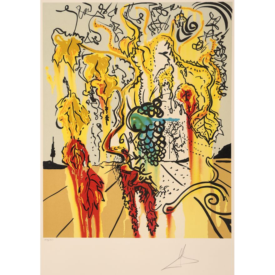 Salvador Dali ''Portrait of Autumn'' 1980 Lithograph