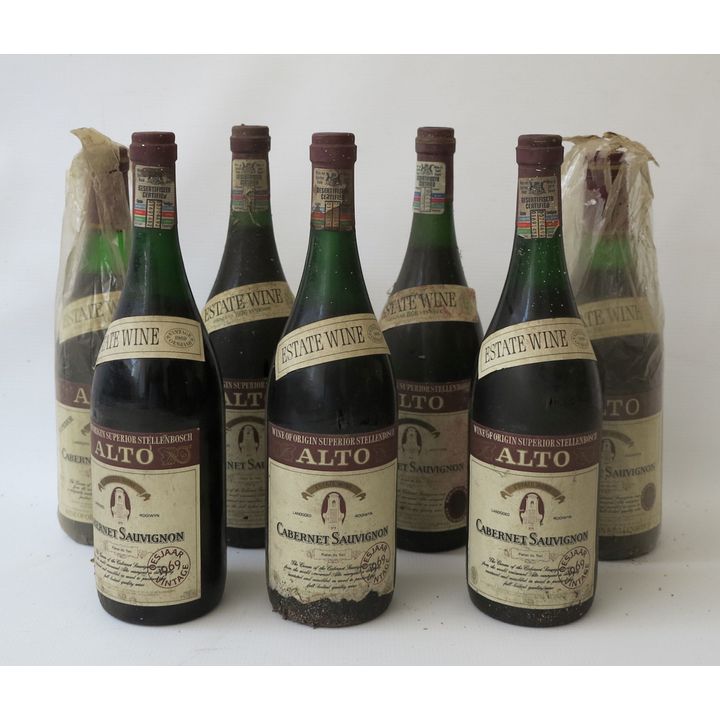 ALTO CABERNET SAUVIGNON, , 1969 3 bottles, 1976 2 bottles, 1977 and 1984 2 bottles