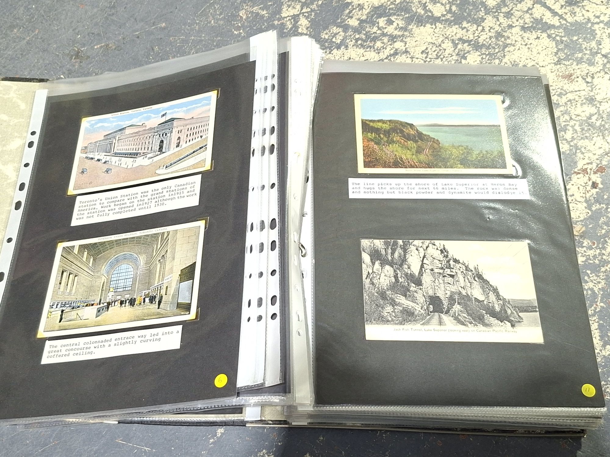Postcards - North American Trains And Scenery
