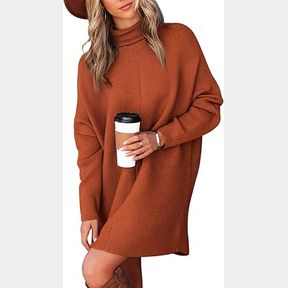ELGOGY WOMENS LONG SLEEVE TUNIC SWEATER SZ SML