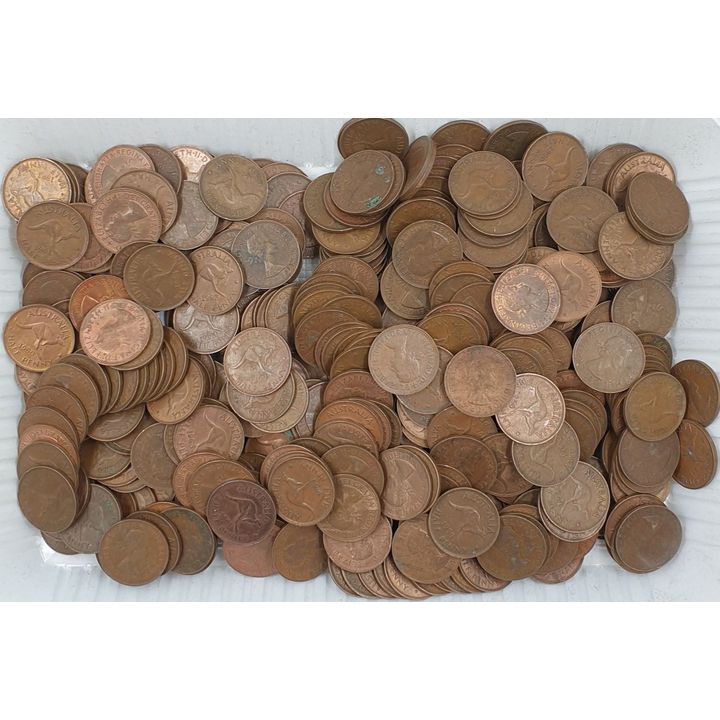Aus. Half Pennies - Approx. 2.2kg