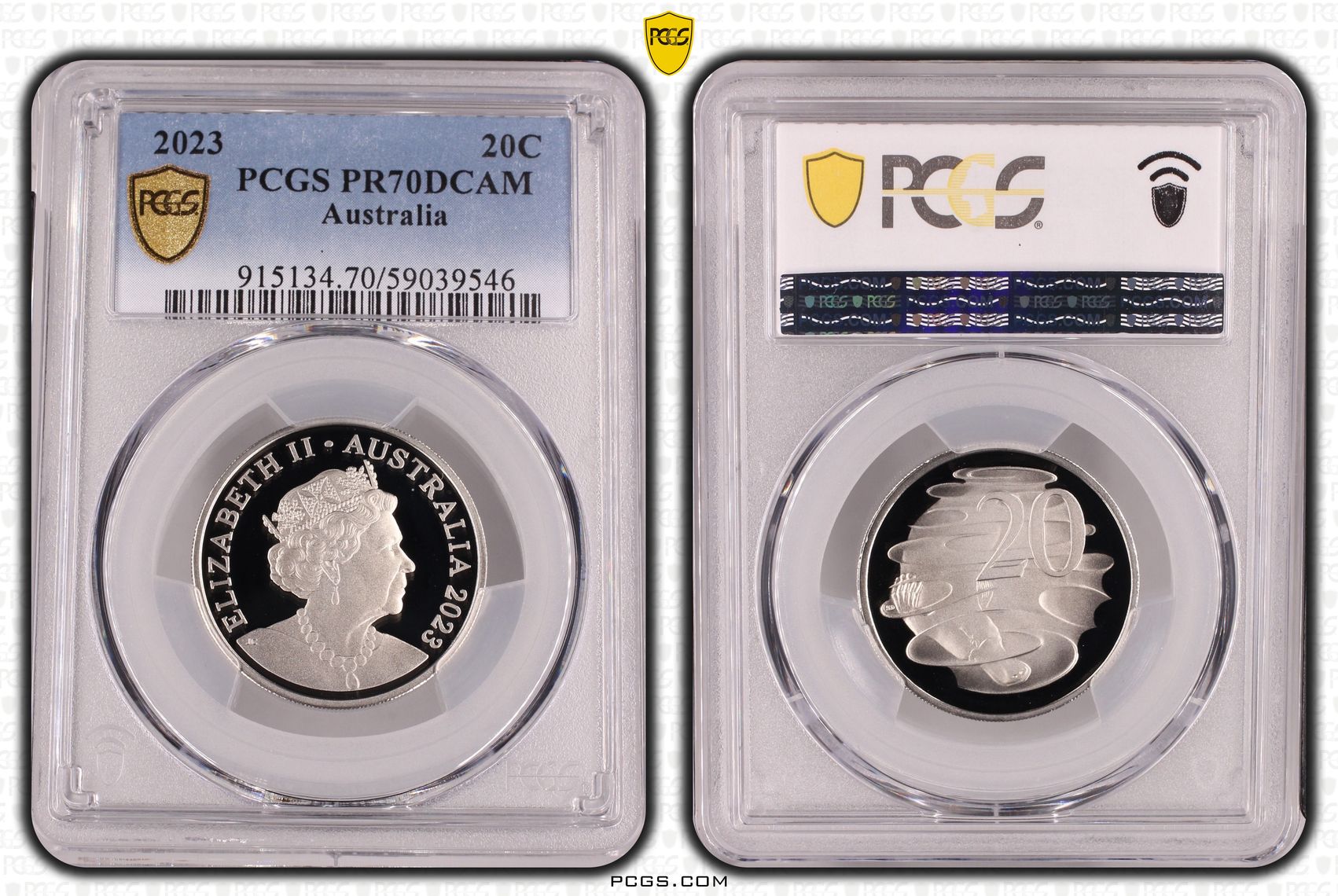 Twenty Cent, 2023, PCGS PR70DCAM