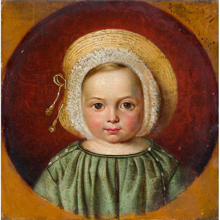 Wilhelm Schumann | Portret dziewczynki, 1841
