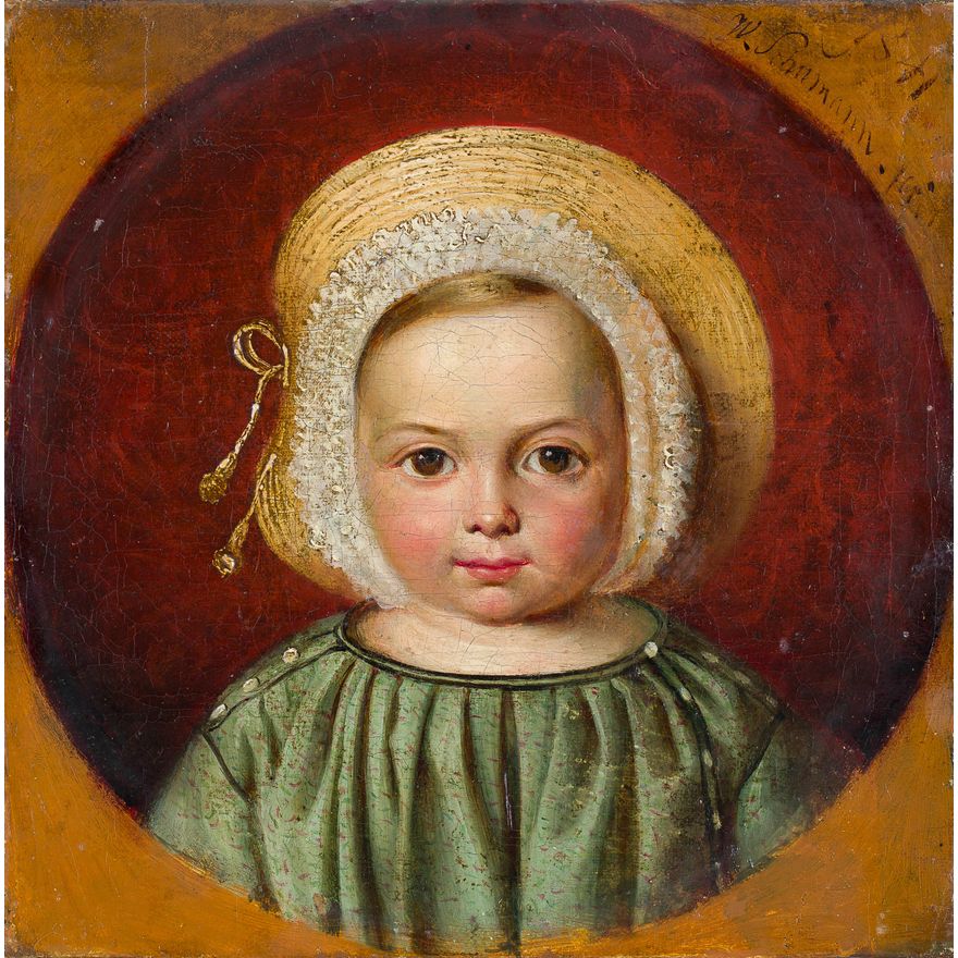 Wilhelm Schumann | Portret dziewczynki, 1841