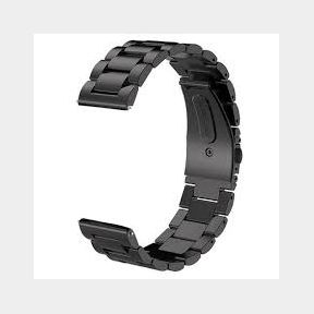Steel Band for Galaxy Watch 4 5 - Black - | Bar 9902013691620 - 51745/1574 SN B3 (S3)